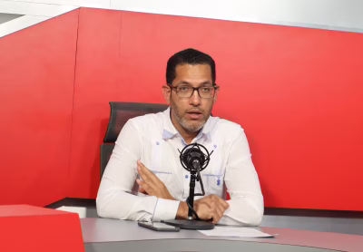 Aneudy Ramírez, comunicador. (Foto José Miguel).