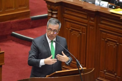 El ministro de Transportes y Comunicaciones de Perú, Raúl Pérez