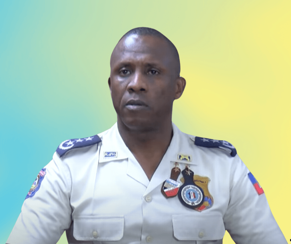 Rameau Normil, director general de la Policía Nacional Haitiana