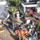 Sistema 9-1-1 coordina asistencia en incendio almacén de constructora en Altos de Arroyo Hondo, DN