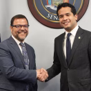 Omar Fernández y Luis Sepúlveda promoverán negocios dominicanos en metrópoli estadounidense