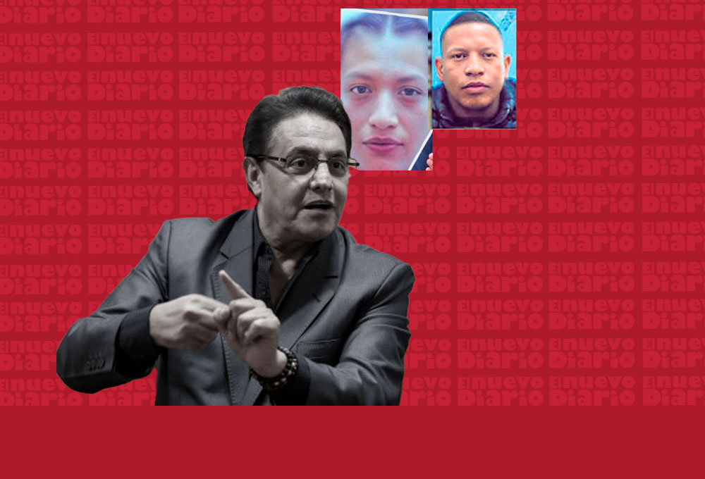 Fernando Villavicencio y dos acusados de su asesinato.