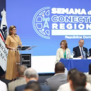 Raquel Peña inaugura Semana de la Conectividad Regional