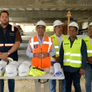 Deligne Ascención afirma avanzan trabajos de construcción parqueo Centro de los Héroes I