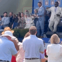 Adrián Beltré y David Ortiz, Salón de la Fama Cooperstown. (Imagen: Jorge Rubio)