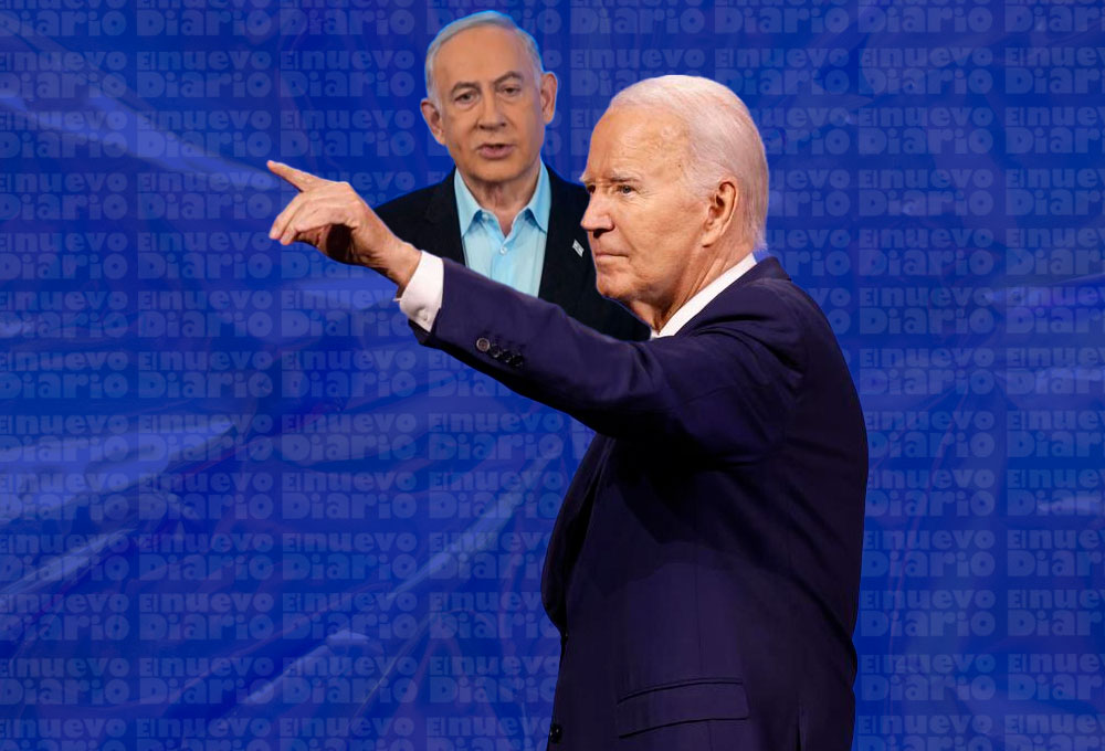 Benjamín Netanyahu y el presidente de EE.UU. de Estados Unidos, Joe Biden