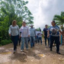 Yadira Henríquez dispone asistencia a familias afectadas por ventarrón en Salcedo