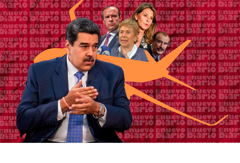 Expresidentes que viajaban a Venezuela. (Ilustrasción: Camila Decena)
