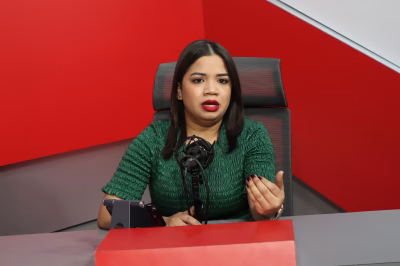 Valerie Montalvo, comunicadora.(Foto José Miguel).