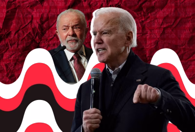 El presidente de Estados Unidos, Joe Biden y su homólogo de Brasil, Luiz Inácio Lula da Silva