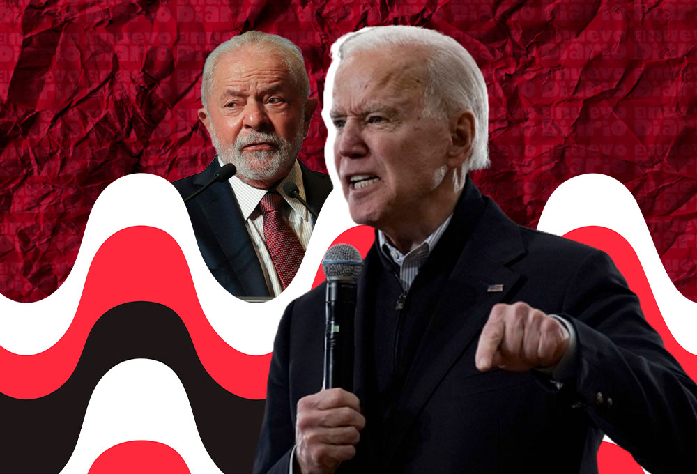El presidente de Estados Unidos, Joe Biden y su homólogo de Brasil, Luiz Inácio Lula da Silva