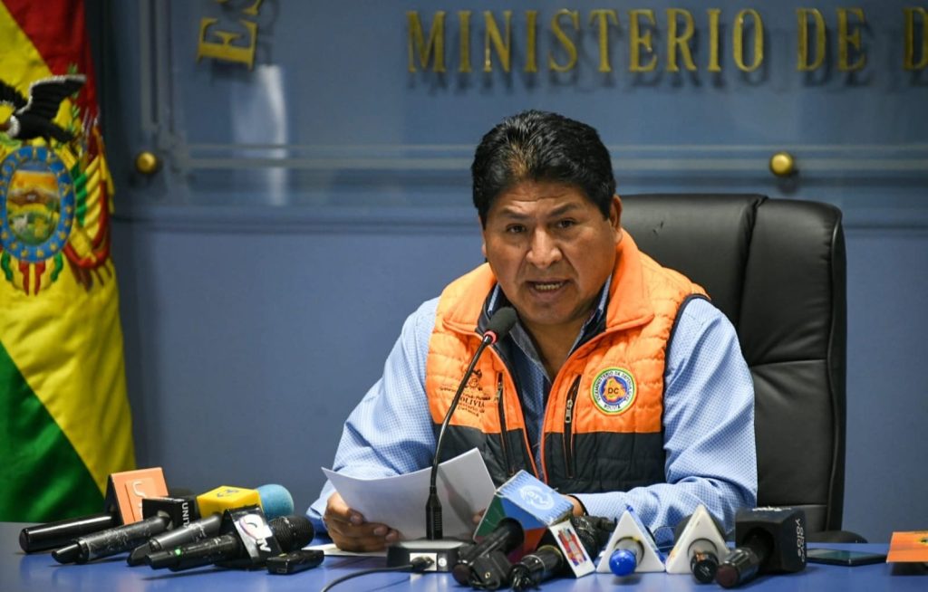 Juan Carlos Calvimontes, viceministro de Defensa Civil