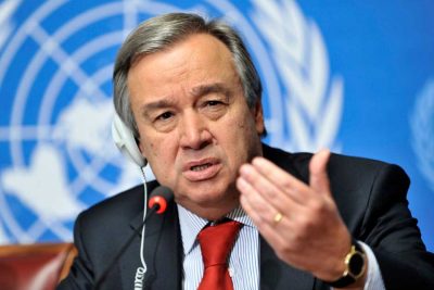 António Guterres, secretario general de la ONU