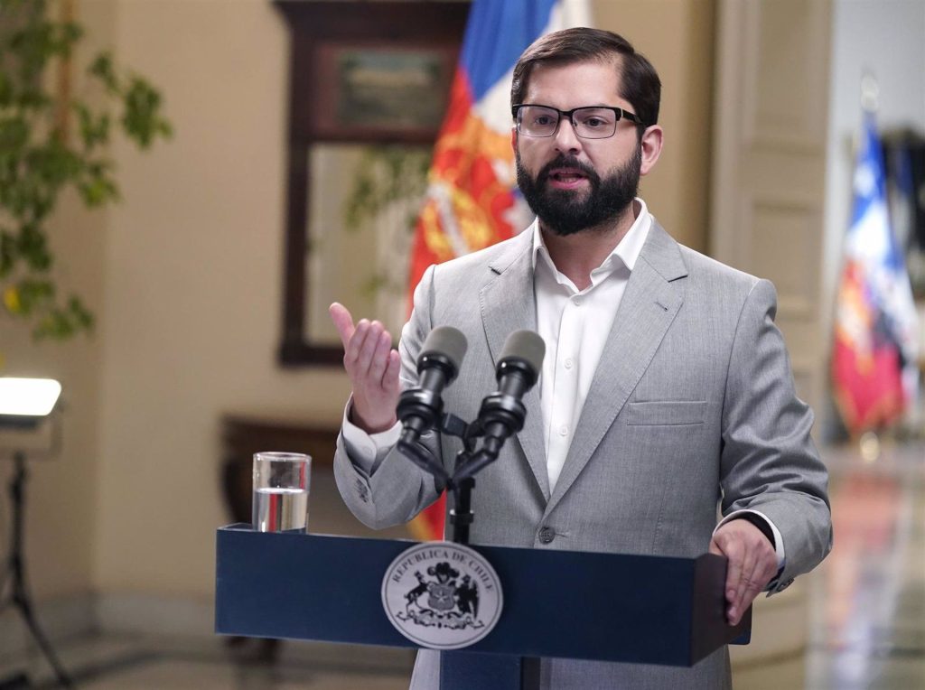 Gabriel Boric, presidente de Chile