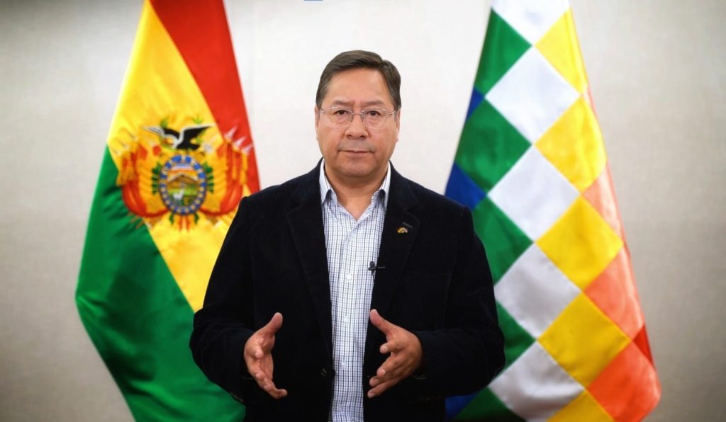 Luis Arce, presidente de Bolivia