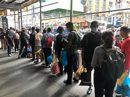 Inmigrantes venezolanos recién llegados a Nueva York. (Foto: fuente externa)