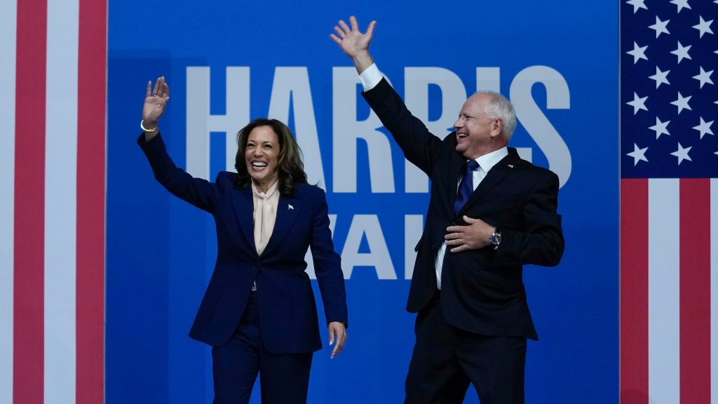 Kamala Harris y Tim Walz
