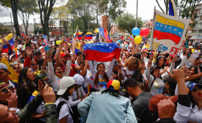 Venezolanos protestan por presos políticos
