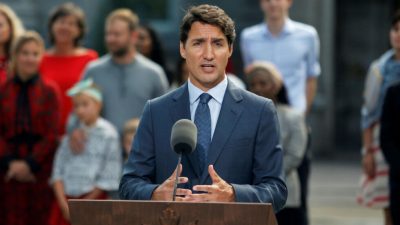 Justin Trudeau, primer ministro de Canadá