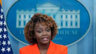 Karine Jean-Pierre, portavoz de la Casa Blanca