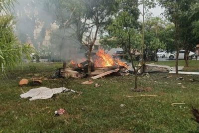 Mueren cinco personas tras caer la avioneta en Brasil