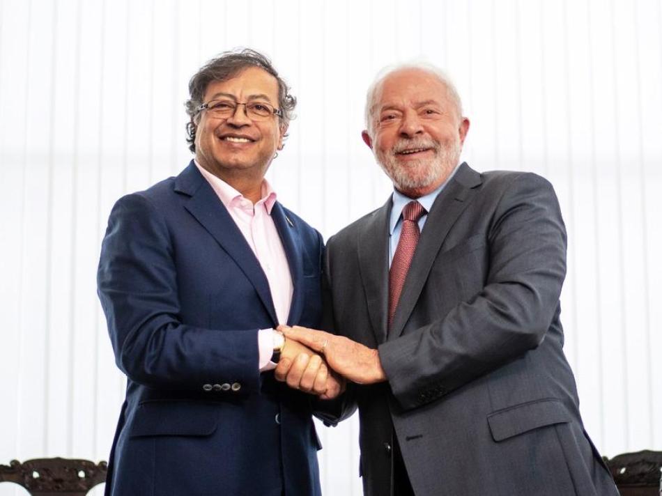 Luiz Inácio Lula da Silva y Gustavo Petro