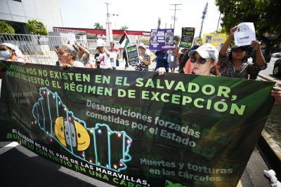 Exigen liberación de detenidos en El Salvador