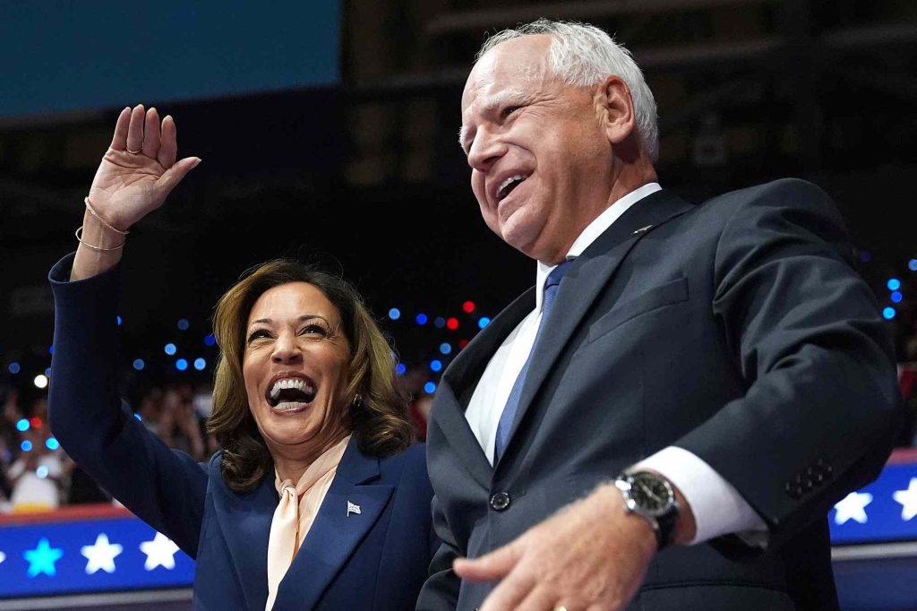 Kamala Harris, y su número dos, Tim Walz. (Foto: fuente externa)