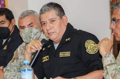 Jorge Angulo, excomandante de la Policía Nacional