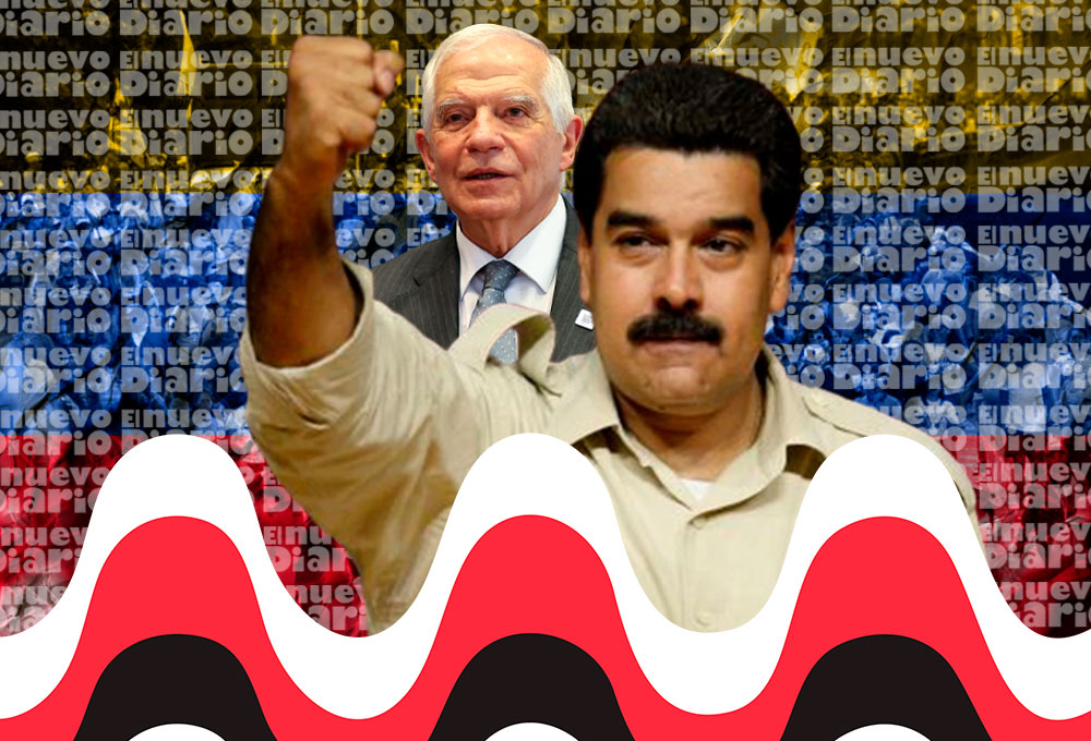 Josep Borrell y Nicolás Maduro.
