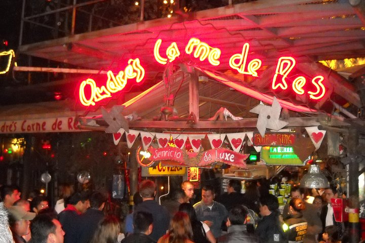 Fachada del restaurante Andrés Carne de Res, en Colombia