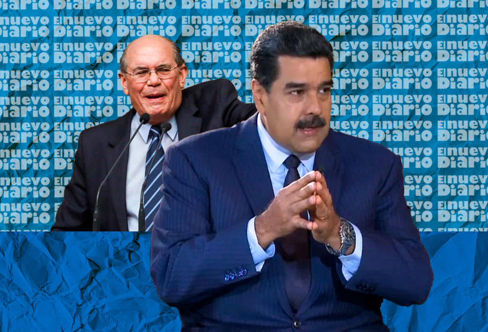 Exdiputado Omar González y Nicolás Maduro