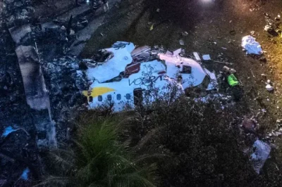 El avión accidentado en Brasil con 62 personas