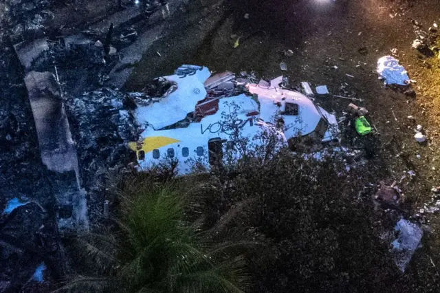 El avión accidentado en Brasil con 62 personas