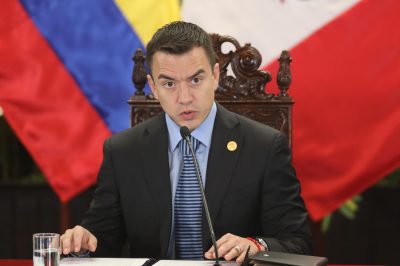 Daniel Noboa, presidente de Ecuador
