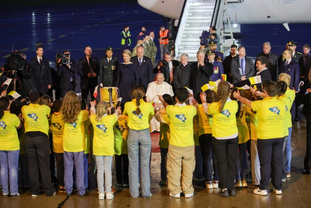 Los reyes de Bélgica reciben al papa