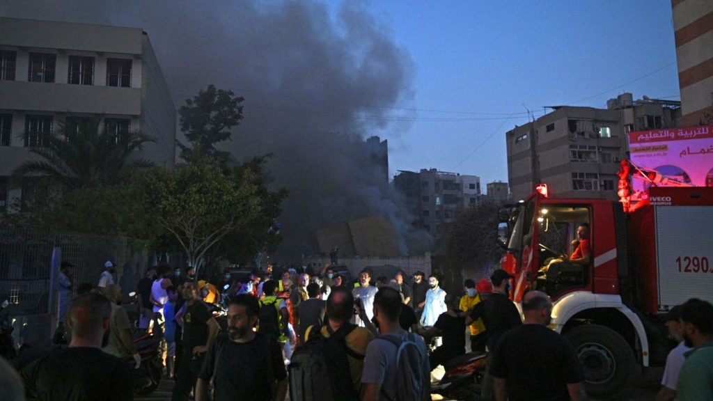 Ejército israelí ataca edificios en Hizbulá