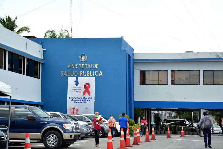 Fachada del Ministerio de Salud Pública