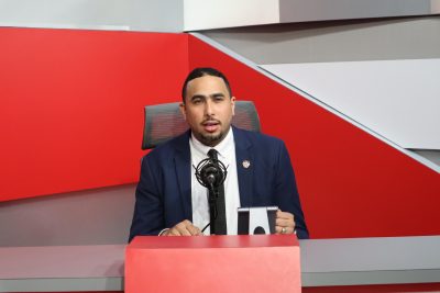 Hanfiel Polanco, comunicador. (Foto: José Miguel).