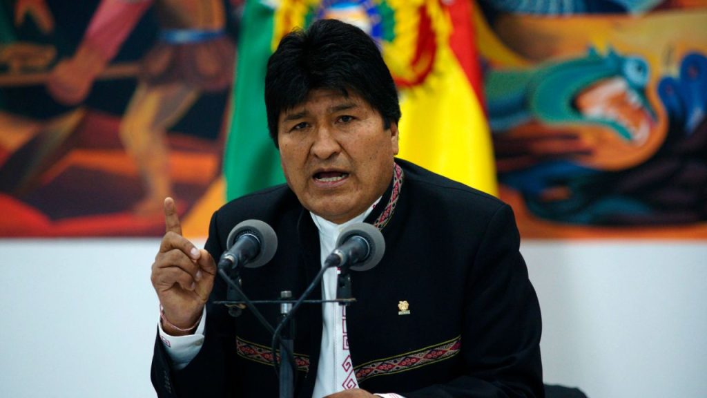 Evo Morales, expresidente de Bolivia