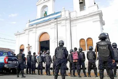 Fachada de una iglesia Católica de Nicaragua Foto/fuente externa