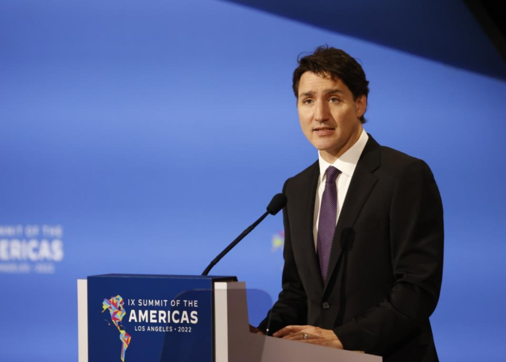 Justin Trudeau, primer ministro canadiense