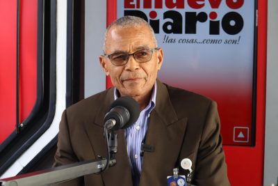 Francisco Javier Mesa, filial de Azua del Círculo de Locutores Dominicanos. (Foto: Josué M. Vargas ND).