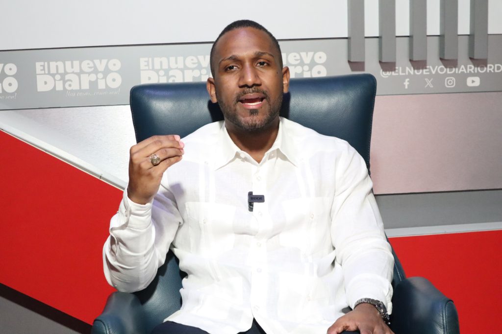 José F. Peña, candidato a la presidencia de la juventud del PRM. (Foto: Luis Ángel Montero).