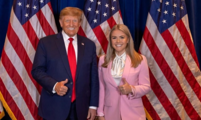 Donald Trump y Karoline Leavitt