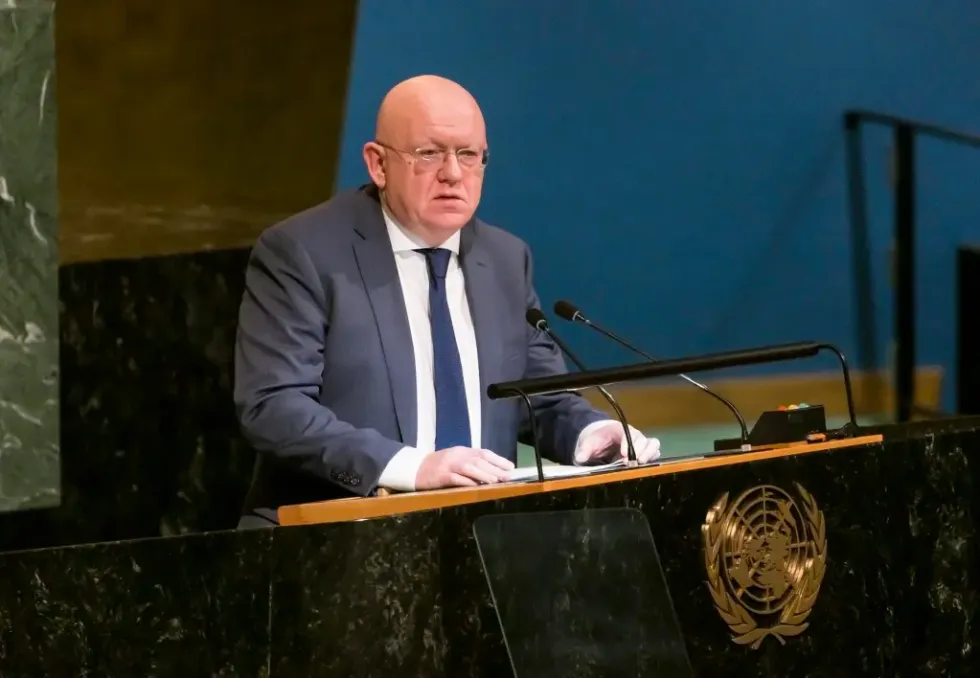 Vasili Nebenzia, el representante ruso