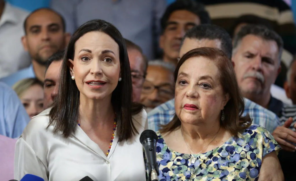 María Corina Machado y su madre Corina Parisca