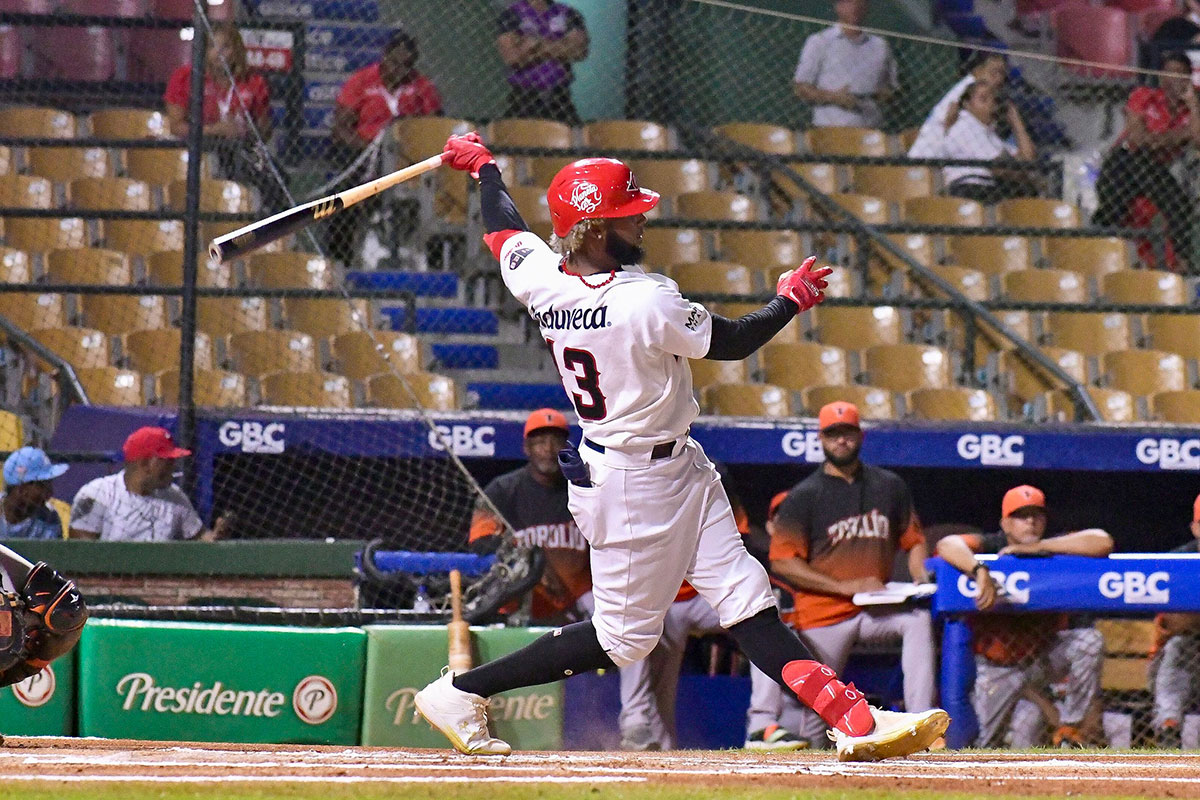 Junior Caminero Jugar A Hasta El 17 De Enero El Nuevo Diario Junior Caminero Lidera Victoria De Leones Del Escogido 3