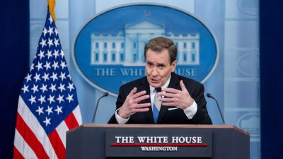 John Kirby, portavoz del Consejo de Seguridad Nacional de la Casa Blanca