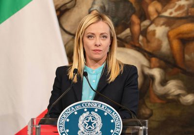Giorgia Meloni, primera ministra de Italia